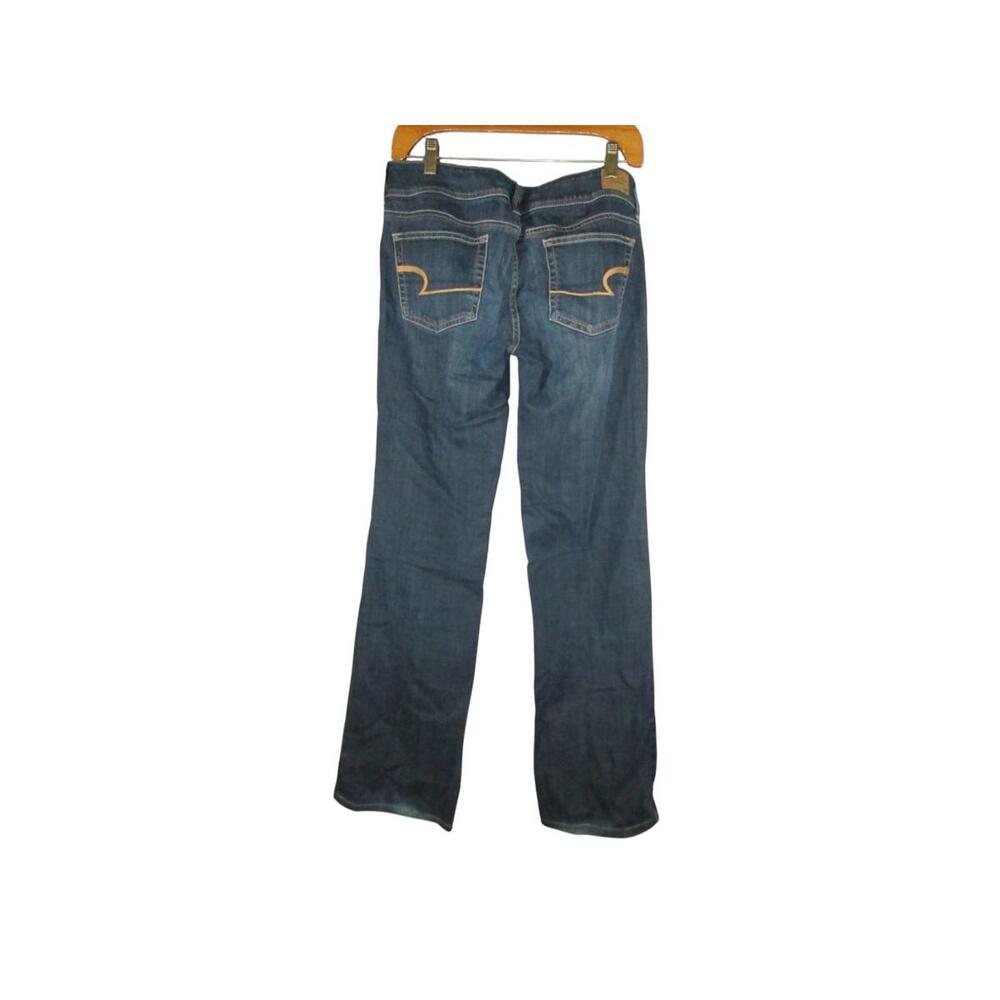American Eagle Slim Boot Jeans Womens Size 8 Regular Blue Denim Stretch - Picture 2 of 13